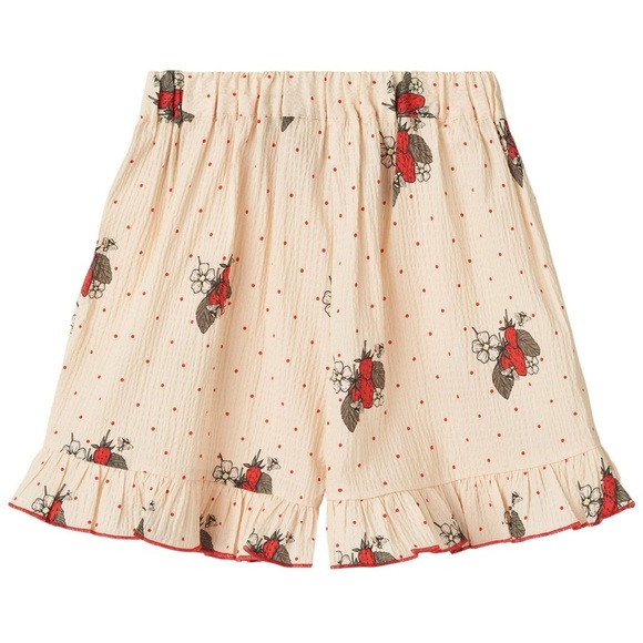 FLIINK Danish Design Summerbuzz Dotted Ruffle Shorts with Strawberries Sandsell - Picture 4 of 11